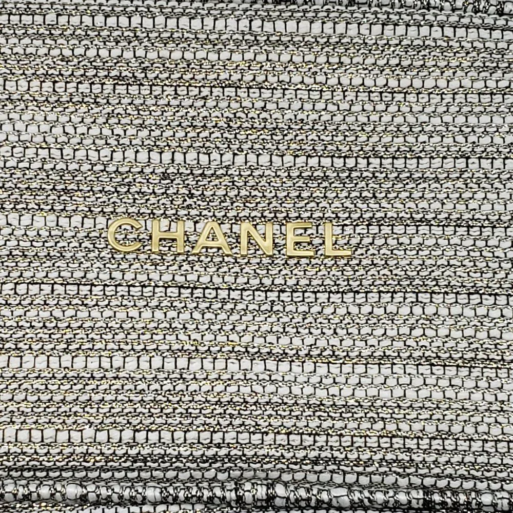 Authentic Chanel cosmetic make up pouch bag